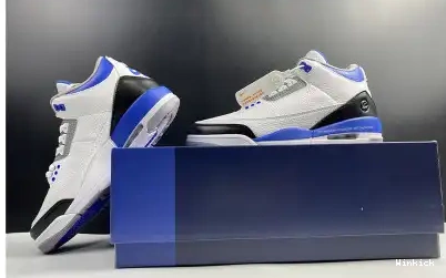SHOES JORDAN 3 BLUE AIR CT8532-040 RETRO WHITE 0525